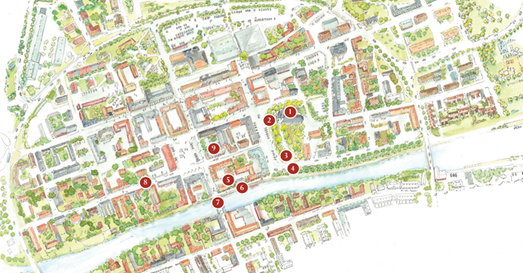 Stadskarta, uppleva historiska Arboga på egen hand